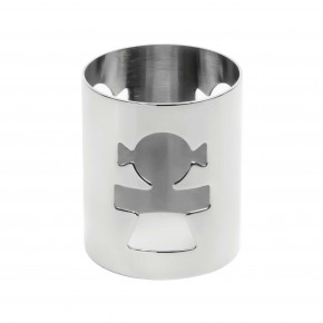 Alessi - Modello: Girotondo - Portatovagliolo traforato in acciaio inossidabile Donna - Colore: Acciaio - SKU: AKK10W - Codice EAN: 8003299921836 