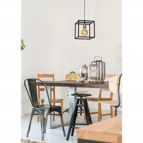Lucide - Modello: Ruben - Lampada a sospensione in metallo con diffusore cubico dalle linee moderne - Colore: Nero - Attacco Lampadina: E27 - 1 Lampadina - Watt 40W - Dimmerabile: NO - Grado di Protezione: IP20 - SKU: 00424/01/30 - Codice EAN: 5411212000156 