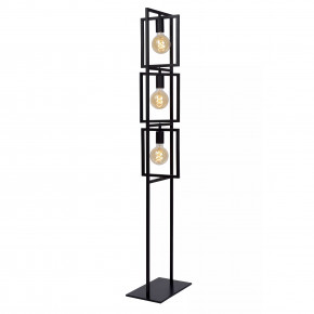 Lucide - Modello: Luuk - Piantana a 3 lampadine con struttura in metallo dalle linee moderne ed eleganti - Colore: Nero - Attacco Lampadina: E27 - 3 Lampadine - Watt 40W - Dimmerabile: NO - Grado di Protezione: IP20 - SKU: 00726/03/30 - Codice EAN: 5411212010858 