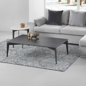 Pezzani - Modello: Nordic - - Design By: Pezzani Lab Tavolino da salotto rettangolare in acciaio e ripiano in marmo - SKU: 0/224.M 