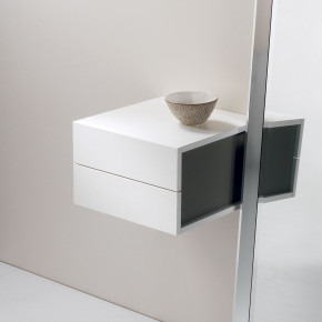 Pezzani - Modello: Due - - Design By: Pezzani Lab Console per ingresso con contenitore a 2 cassetti - SKU: 0/505 