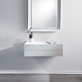 Pezzani - Modello: Due - - Design By: Pezzani Lab Console per ingresso con contenitore grande a 2 cassetti - SKU: 0/507 