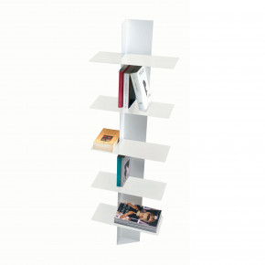 Pezzani - - Design By: Streitenberger Martin Libreria da parete con struttura in acciaio e ripiani in alluminio "Lift" - SKU: 0/74