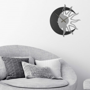 CalleaDesign - Modello: Sole & Luna - Orologio da parete con cristalli Swarovski - SKU: 10-209