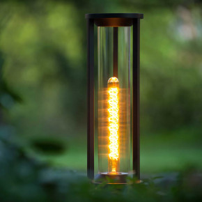 Lucide - Modello: Cadix - Lampioncino tubolare da giardino in alluminio moderna con diffusore in pvc - Colore: Nero - Attacco Lampadina: E27 - 1 Lampadina - Watt 15W - Dimmerabile: SI - Grado di Protezione: 65 - SKU: 15804/50/30 - Codice EAN: 5411212151919