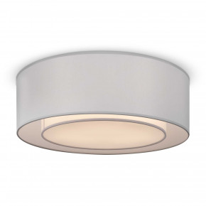 Maytoni - Modello: Bergamo - Lampada da soffitto rotonda grande con paralume in tessuto dalle linee moderne - Colore: Grigio - Attacco Lampadina: E27 - 3 Lampadine - Watt 60W - Dimmerabile: NO - Grado di Protezione: IP20 - SKU: MOD613CL-04GR - Codice EAN: 4251110071718 