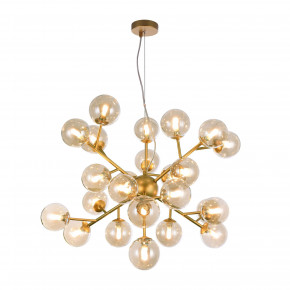 Maytoni - Modello: Dallas - Sospensione con struttura in metallo e diffusori in vetro - Colore: Oro - Attacco Lampadina: G9 - 24 Lampadine - Watt 28W - Dimmerabile: NO - Grado di Protezione: IP20 - SKU: MOD545PL-24G - Codice EAN: 4251110051635 