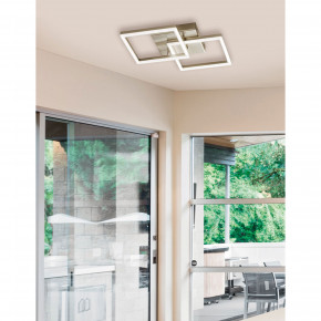 Fabas Luce - Modello: Bard - Plafoniera piccola 2 luci a LED in stile moderno con struttura in metallo - Attacco Lampadina: Led Integrato - 2 Lampadine - Watt 39W - Lumen 3510 - Dimmerabile: SI - Gradi Kelvin 3000k Luce Calda - Grado di Protezione: IP20 - Classe Energetica: E - SKU: 3394-22