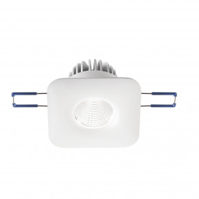 Fabas Luce - Modello: Sigma - Faretto da incasso quadrato con struttura in alluminio e lampada a LED - Colore: Bianco - Attacco Lampadina: Led Integrato - 1 Lampadina - Watt 7W - Lumen 800 - Dimmerabile: NO - Gradi Kelvin 3000k Luce Calda - Grado di Protezione: 40 - Classe Energetica: F - SKU: 3445-72-344 - Codice EAN: 8019282099574 