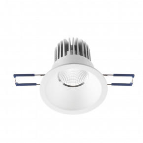 Fabas Luce - Modello: Alice - Faretto da incasso rotondo con struttura in metallo e lampada a LED - Colore: Bianco - Attacco Lampadina: Led Integrato - 1 Lampadina - Watt 7W - Lumen 800 - Dimmerabile: NO - Gradi Kelvin 3000k Luce Calda - Grado di Protezione: 40 - Classe Energetica: F - SKU: 3445-72-346 - Codice EAN: 8019282099581