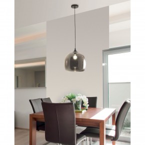 Fabas Luce - Modello: Maia - Lampada a sospensione con struttura in metallo e diffusore in vetro soffiato - Attacco Lampadina: E27 - 1 Lampadina - Watt 60W - Dimmerabile: NO - Grado di Protezione: IP20 - SKU: 3490-40