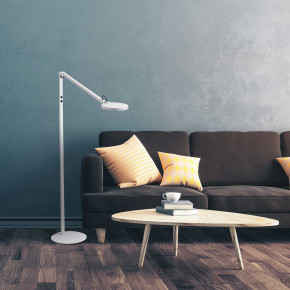 Fabas Luce - Modello: Regina - Piantana moderna orientabile a LED dimmerabile con struttura in metallo - Attacco Lampadina: Led Integrato - 1 Lampadina - Watt 9W - Lumen 1000 - Dimmerabile: SI - Gradi Kelvin 3000k-4000k - Grado di Protezione: IP20 - Classe Energetica: E - SKU: 3551-11 