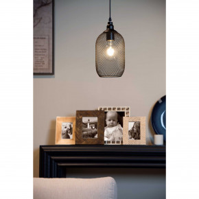 Lucide - Modello: Mesh - Lampada a sospensione in metallo con diffusore in metallo a maglia intrecciata - Colore: Nero - Attacco Lampadina: E27 - 1 Lampadina - Watt 60W - Dimmerabile: SI - Grado di Protezione: 20 - SKU: 43404/15/30 - Codice EAN: 5411212430373 