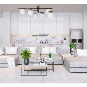 Maytoni - Modello: Nostalgia - Lampada da soffitto con diffusori a boccia dal design moderno - Colore: Nero/Oro - Attacco Lampadina: E14 - 6 Lampadine - Watt 40W - Dimmerabile: NO - Grado di Protezione: IP20 - SKU: MOD048CL-06G - Codice EAN: 4251110079790 