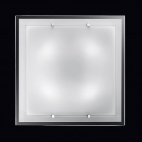 Perenz - Modello: Frame - Plafoniera grande quadrata in vetro bianco satinato di design moderno - Colore: Bianco - Attacco Lampadina: E27 - 4 Lampadine - Watt 40W - Dimmerabile: NO - Grado di Protezione: IP20 - Classe Energetica: A+ - SKU: 5746B - Codice EAN: 8023559499660 