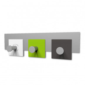 CalleaDesign - Modello: CoatRack - Attaccapanni da parete piccolo in legno per ingresso - SKU: 58-13-2