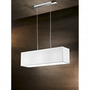 Perenz - Modello: Para Hotel - Lampada a sospensione dal design moderno cromo spazzolato con paralume in pvc - Colore: Cromato - Attacco Lampadina: E27 - 3 Lampadine - Watt 60W - Dimmerabile: NO - Grado di Protezione: IP20 - Classe Energetica: A++ - SKU: 5886CR - Codice EAN: 8023559501455 