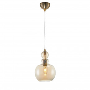 Maytoni - Modello: Tone - Lampada a sospensione moderna in metallo e diffusore in vetro - Colore: Bronzo - Attacco Lampadina: E27 - 1 Lampadina - Watt 60W - Dimmerabile: NO - Grado di Protezione: IP20 - SKU: P003PL-01BZ - Codice EAN: 4251110027302 