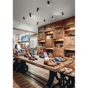 Perenz - Modello: Connect - Faretto moderno in alluminio con corpo luce orientabile - Attacco Lampadina: GU10 - 1 Lampadina - Watt 50W - Dimmerabile: NO - Grado di Protezione: IP20 - Classe Energetica: A+ - SKU: 6810 