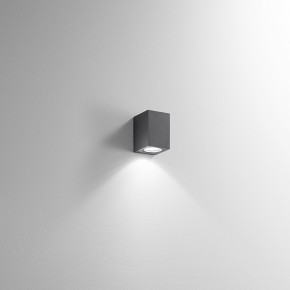 Perenz - Modello: Monolite - Applique bassa monoemissione per esterni/interni in alluminio diffusore in vetro - Attacco Lampadina: GU10 - 2 Lampadine - Watt 35W - Dimmerabile: NO - Grado di Protezione: IP65 - Classe Energetica: A+ - SKU: 6830 