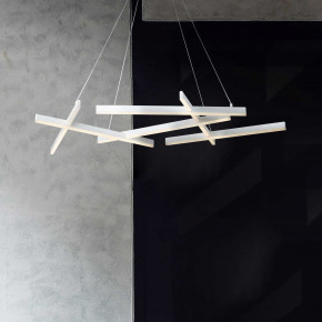 Maytoni - Modello: Line - Sospensione moderna a led per salotto o ufficio - Attacco Lampadina: Led Integrato - 1 Lampadina - Watt 75W - Lumen 2600 - Dimmerabile: NO - Gradi Kelvin 3000k Luce Calda - Grado di Protezione: IP20 - Classe Energetica: G - SKU: MOD016PL-L75 