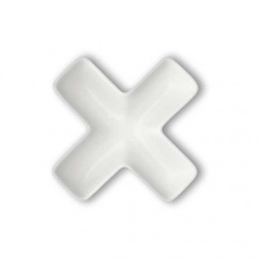 Brandani - Modello: Lettere - Antipastiera in porcellana con lettera X - Colore: Bianco - SKU: B82473 - Codice EAN: 8029722824734 