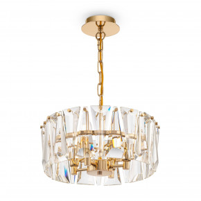 Maytoni - Modello: Puntes - Lampadario grande moderno con diffusori in vetro - Colore: Oro - Attacco Lampadina: E14 - 6 Lampadine - Watt 60W - Dimmerabile: NO - Grado di Protezione: IP20 - SKU: MOD043PL-06G - Codice EAN: 4251110033037