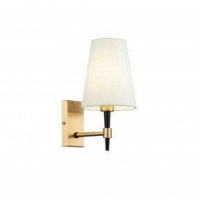 Maytoni - Modello: Zaragoza - Applique da parete in stile classico paralume in tessuto - Colore: Ottone - Attacco Lampadina: E14 - 1 Lampadina - Watt 40W - Dimmerabile: NO - Grado di Protezione: IP20 - SKU: H001WL-01BS - Codice EAN: 4251110075167 