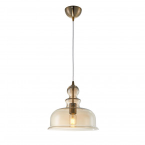 Maytoni - Modello: Tone - Sospensione moderna in metallo con calotta in vetro e altezza regolabile - Colore: Bronzo - Attacco Lampadina: E27 - 1 Lampadina - Watt 60W - Dimmerabile: NO - Grado di Protezione: IP20 - SKU: P001PL-01BZ - Codice EAN: 4251110067254 