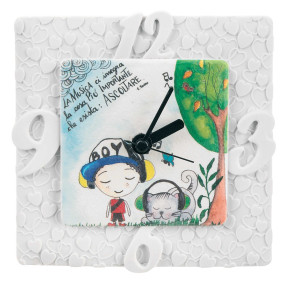 Bongelli Preziosi - Orologio da tavolo per cameretta da bambino con dedica - SKU: ME1829 - Codice EAN: 1234567009841 