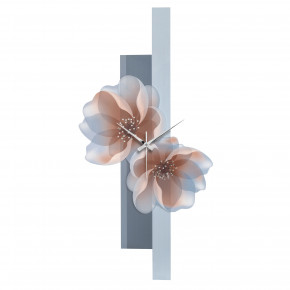 Bongelli Preziosi - Orologio da parete moderno in legno verticale con decorazione floreale - SKU: ME1958 