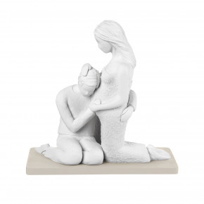Bongelli Preziosi - Scultura da tavolo in stile moderno con coppia in attesa - Colore: Bianco - SKU: ME1936 - Codice EAN: 1234567011424 