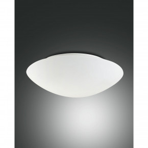 Fabas Luce - Modello: Pandora - Plafoniera grande con sensore di movimento con diffusore in vetro - Colore: Bianco - Attacco Lampadina: E27 - 2 Lampadine - Watt 40W - Dimmerabile: NO - Grado di Protezione: IP20 - SKU: 3222-65-102 - Codice EAN: 8019282062561 
