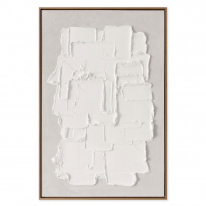 Agave - Quadro astratto dipinto a mano con acrilici su tela Spatula 60x90 - Tema Quadro: Astratti - Realizzazione Quadro: Quadri Materici - SKU: AG160284 