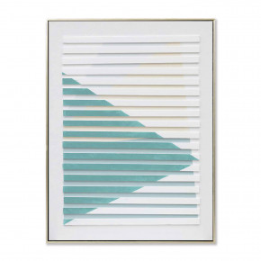 Agave - Quadro astratto moderno dipinto a mano su tela di cotone Bahaus 2 60x80 - Tema Quadro: Astratti - Realizzazione Quadro: Dipinti su Tela - SKU: AG150248 