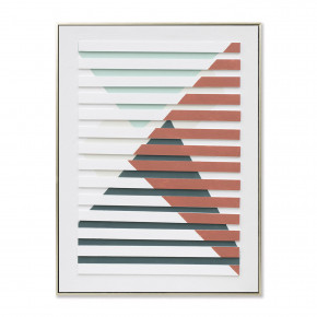 Agave - Quadro astratto moderno dipinto a mano su tela di cotone Bahaus 3 60x80 - Tema Quadro: Astratti - Realizzazione Quadro: Stampe su Tela - SKU: AG150249 