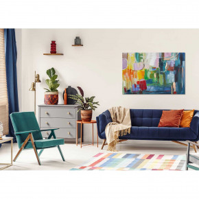 Agave - Quadro moderno astratto dipinto a mano su tela "Pittura Astratta" 120x80 - Tema Quadro: Astratti - Realizzazione Quadro: Dipinti su Tela - SKU: AG110029 - Codice EAN: 1234567020914 