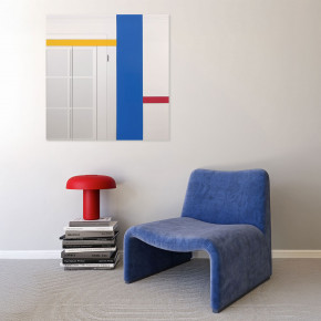 Agave - Specchio da parete dal design moderno Essenza 100x100 - SKU: MR0034 