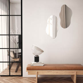 Agave - Specchio da parete dal design moderno Soft Shape 32x60 - SKU: MR0022 