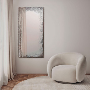 Agave - Specchio da parete moderno con cornice anticata "Rude" - SKU: MR0004 