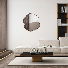 Agave - Specchio da parete moderno con cornice dall’effetto rame "Aris" - SKU: MR0021 