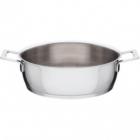 Alessi - Modello: Pots & Pans - - Design By: Jasper Morrison Casseruola Bassa 24" - Colore: Acciaio - SKU: AJM102/24 - Codice EAN: 8003299924202 