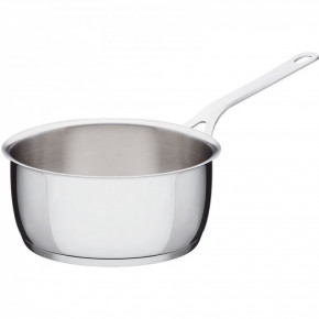 Alessi - Modello: Pots & Pans - - Design By: Jasper Morrison Casseruola Manico Lungo 16" - Colore: Acciaio - SKU: AJM105/16 - Codice EAN: 8003299924172 