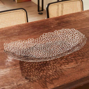 Alessi - Modello: Opus - - Design By: Guido Venturini Centrotavola in acciaio inossidabile dal design moderno ed elegante - SKU: GV32- 