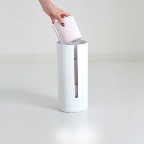 Alessi - Modello: Birillo - - Design By: Piero Lissoni Contenitore per rotoli di carta igienica - Colore: Bianco - SKU: PL18W - Codice EAN: 8003299360918 