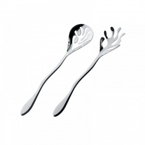 Alessi - Modello: Mediterraneo - - Design By: LPWK, Emma Silvestris Posate per Insalata Set 2pz - Colore: Acciaio - SKU: ESI16SET - Codice EAN: 8003299948727 