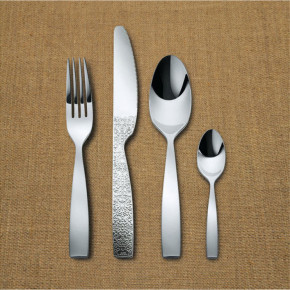 Alessi - Modello: Dressed - - Design By: Marcel Wanders Servizio Posate Set 24pz - Colore: Acciaio - SKU: MW03S24 - Codice EAN: 8003299319510 