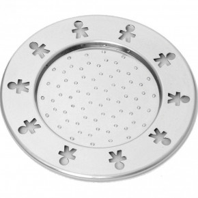 Alessi - Modello: Girotondo - - Design By: King-Kong Sottobicchiere Set 4pz - Colore: Acciaio - SKU: AKK80/13 - Codice EAN: 8003299311736 