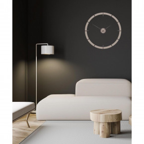 CalleaDesign - Modello: Giotto - Orologio da parete rotondo in legno dal design moderno e minimalista - SKU: 10-331 