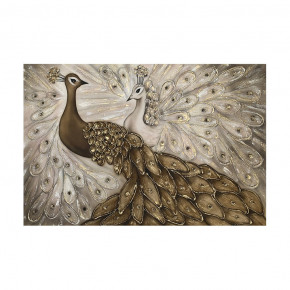 Art Maiora - Quadro moderno figurativo dipinto a mano su tela di cotone "Gioiel" 120x80 - Colore: Oro - Tema Quadro: Array - Realizzazione Quadro: Dipinti su Tela - SKU: GIOL-G-X 